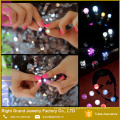 Stainless Steel Cubic Zircon Light Up LED Ear Stud